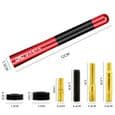 Sort - Antenne til Dacia Duster, Logan, Sandero, Spring, Kulfiber Bilantenne, Kort Antenne