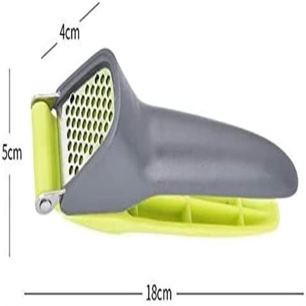 A practical kitchen helper: garlic and meat grinder, stainless steel garlic press, shredder and other kitchen utensils.