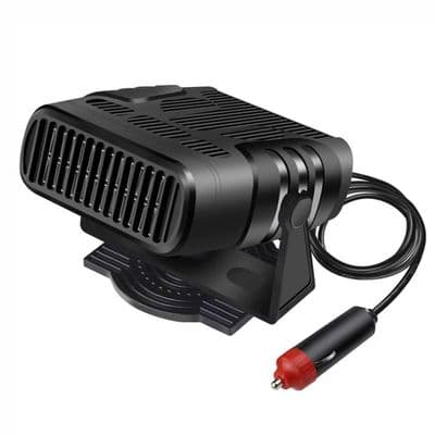 24V Bilvarmer og Afdugger - Roterende Blæser - Kompakt - 120 Watt