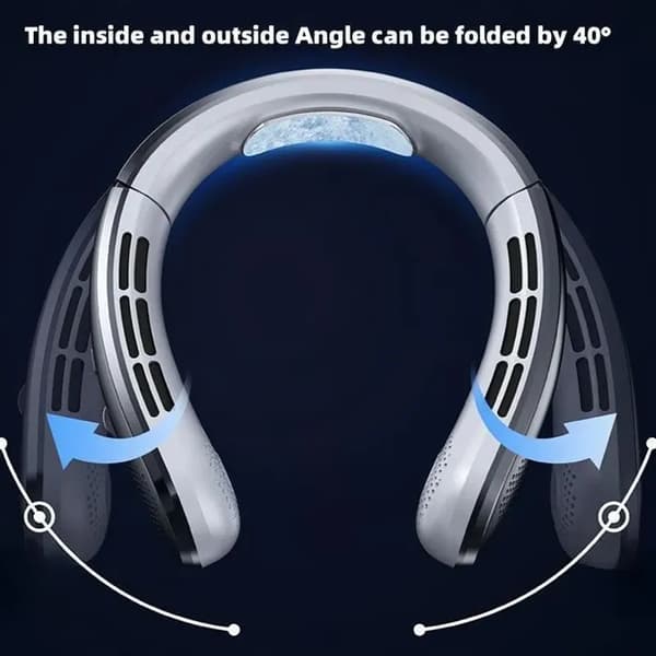 Bærbar bladløs ventilator – USB genopladelig