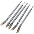 32 cm teleskopantenne - 5 sektioner - Til AM/FM-radio - Universal