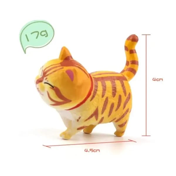 3D Kat Køleskabsmagneter - Multifunktionelle - Super Adsorptionskapacitet - 9 STK