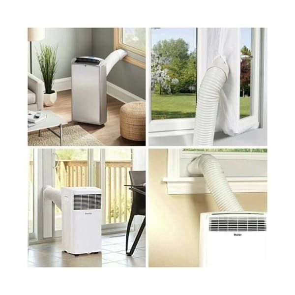 15 cm Aircondition Slangeadapter - Flad Grænseflade - PVC Plast - 176g