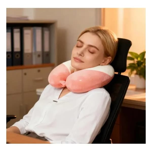 Nackkudde i Memory Foam med Dekorativ Design - LINNE - BELYSNING / SÄNGKLÄDER / KUDDE