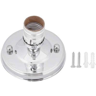 Fdit E27 Fatningsadapter E26 / E27 Vintage Industriel Loft Væglampe Base Loftslampeholder Pendel