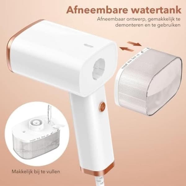 Compact Handheld Steamer with Fast Heating - Perfect for Travel and Home Use