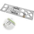 Retvinklet guide 90° guideklemme - aluminium - rustfrit stål - 340x108mm