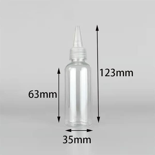 Four 60 Plastic Squeeze Bottles, Small Empty Spray Bottles, Paint, Glue, Ink Applicators, Hair Dye Bottles, Dropper Bottles