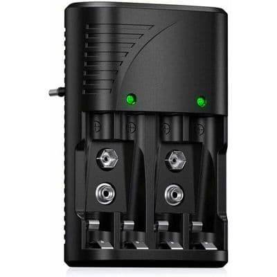 Universaloplader 6802 - Hurtigoplader - LED-indikator - Verdensomspændende spænding