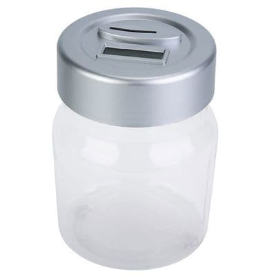 Digital møntboks Transparent - LCD-skærm - ABS - Cylindrisk
