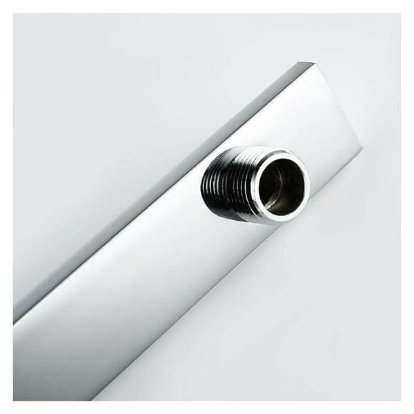 Firkantet brusearm - Massiv messing - Kromfinish - Flere farver
