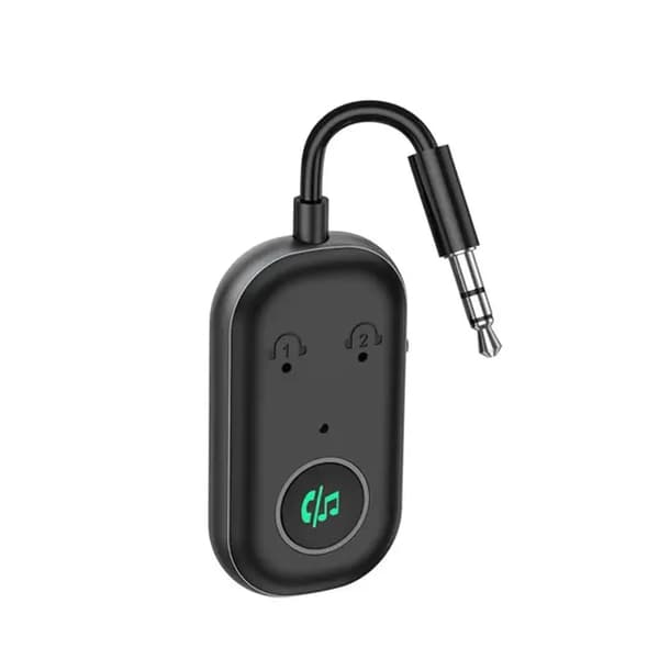 BT5.3 Bluetooth-lähetin/vastaanotin - Bluetooth 5.3 - Kaksoisyhteys - 3,5 mm:n liitin