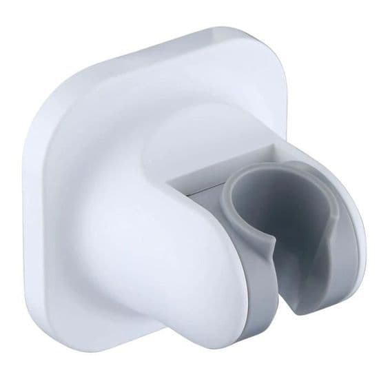Universal Bruseholder - Borefri Installation - Justerbar - Hvid ABS