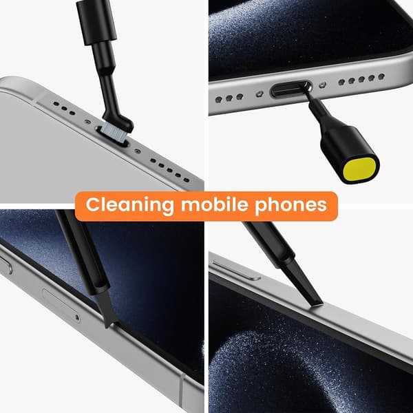 22-in-1 Keyboard Brush, Multifunctional Cleaning Tool, Keyboard Keycap Puller, Screen Cleaning Brushes for Bluetooth Earbuds, Computer, Airpods