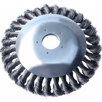 8-tommer (200x25,4 mm) ukrudtsbørste, metalskive, til havevedligeholdelse