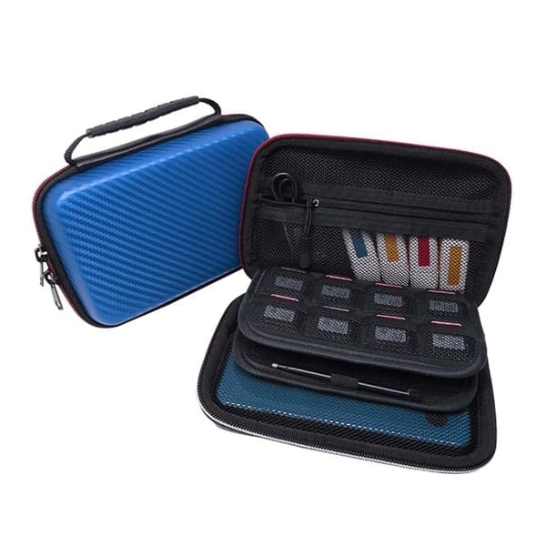 Passer til Nintendo 3DS XL/New 3DS bæreveske - hard reiseveske - blå