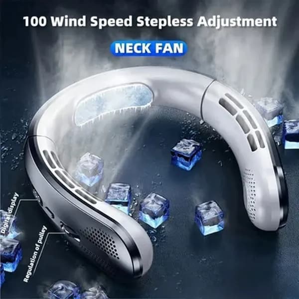 Bærbar bladløs ventilator – USB genopladelig