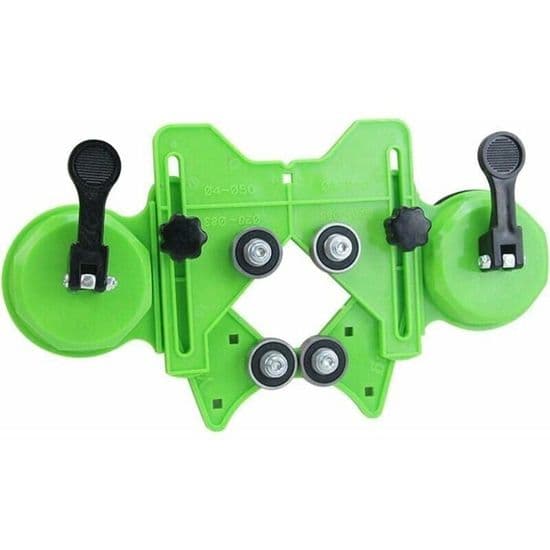 Justerbar hulsav borebit 4-83 mm - Sugekop - Centreringsguide - Holdbar