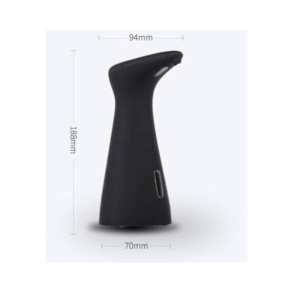 Automatisk tvåldispenser - Svart - Modern design - Beröringsfri