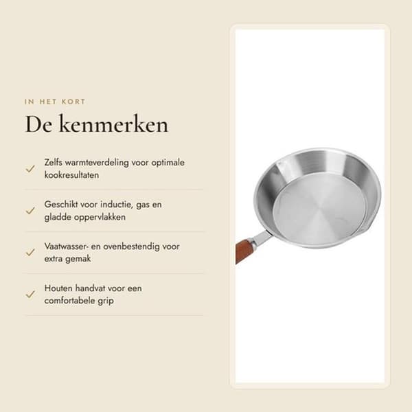 Mini stegepande i rustfrit stål, non-stick æggepande, til induktionskogeplader, kompakt, 4-tommer/6-tommer