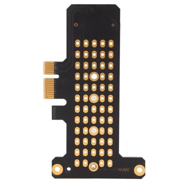 NVMe PCIe-kort, M.2 til PCIe X1 Riser, Fuld Højde Deflektor, NVMe PCIe-adapter til Windows Computerboks