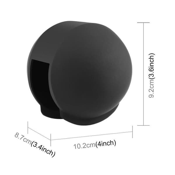 Suitable for Insta360 X5 Panoramic Cameras, Invisible Waterproof Housing with Silicone Lens Cap.