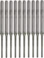 Förlängda borr - 10-pack - Diamant - 1 mm - Silverspets