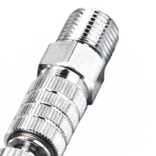 Lynkoblingsadapter til airbrush med 5 hanfittings, 1-8 tommer MF