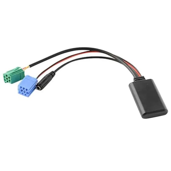 Auton Bluetooth 5.0 Aux-kaapeli mikrofoni handsfree-matkapuhelinsoittoadapteri ilmainen Renault 2005-2011