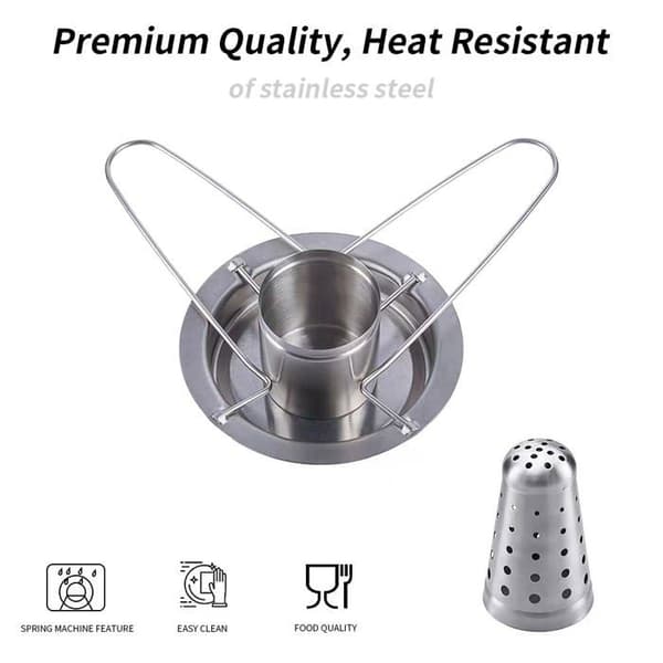 Øldåse Kyllingeholder - Premium 304 Rustfrit Stål Kyllingeholder (1 pakke)