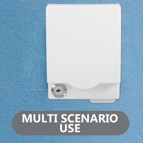Waterproof socket with protective cover, for bathroom and kitchen - Robust, durable, splash-proof, for humid environments - Easy wall mounting