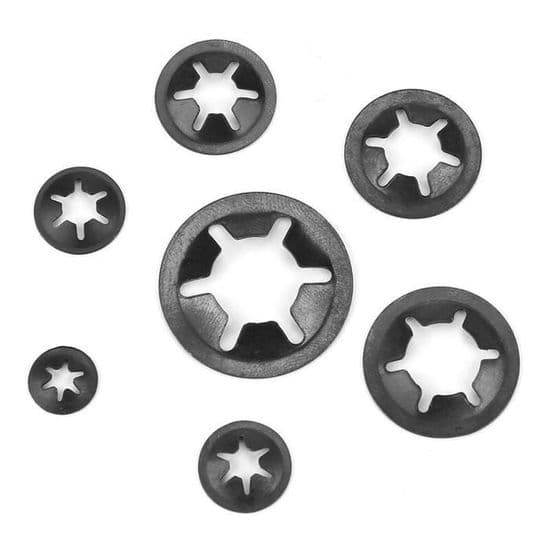 260 delar manganstål tryckbricka låsbrickor set 345681012mm bricka