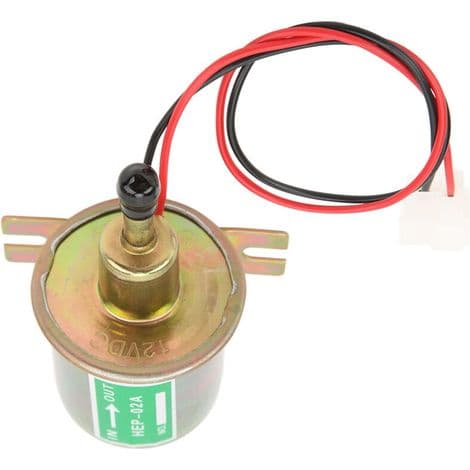 Universal inline lavtryks DC 12V elektrisk brændstofpumpe til bil, lastbil, båd HEP02A