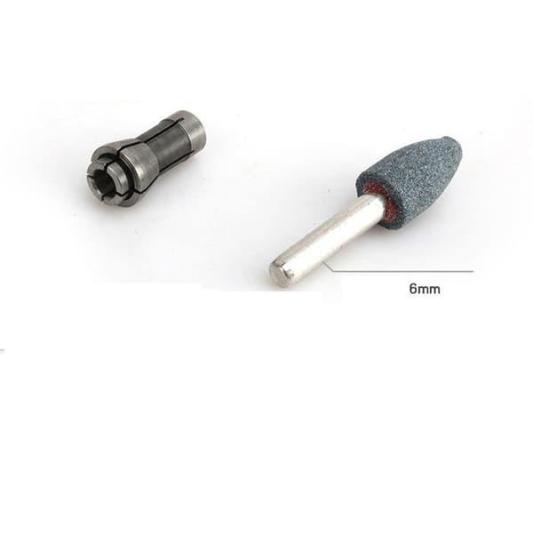 x 3 mm + 2 x 6 mm kraftig spændepatron til pneumatisk sliber