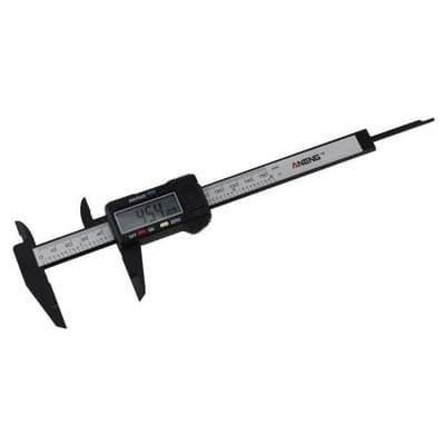 Mikrometer C07DC5 150 mm LCD-skärm Kolfiber