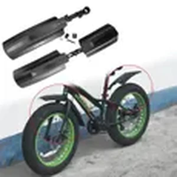 Stænkskærme - Fat Bike 26 tommer - Quick Release - 2 stk. - Sort