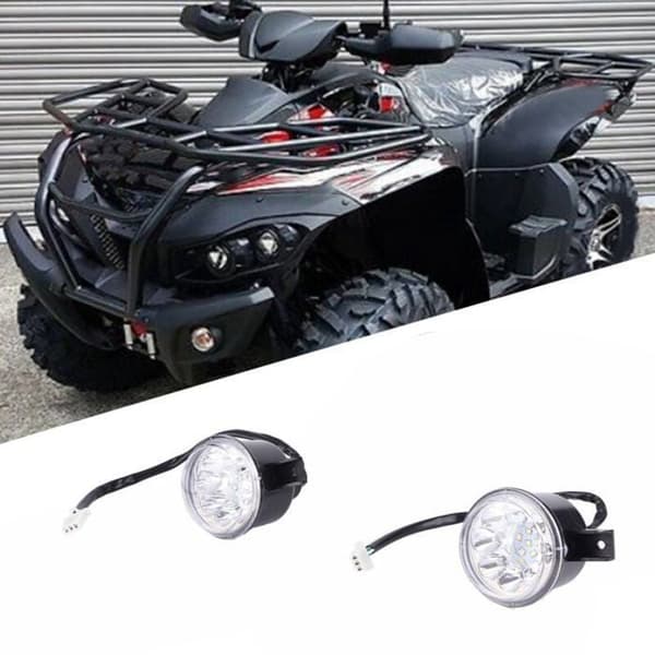 delar av 12V LED-lampor för vänster/höger framlykta, ATV, 150cc, 250cc, etc.