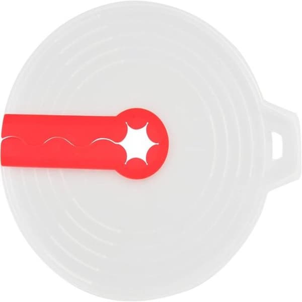 White 34x31 cm Universal Splash Guard for Kitchen Faucets in PP and Silicone