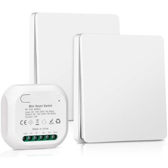 Trådløs tovejsafbryder - Vandtæt - Elektrisk - Klar til installation
