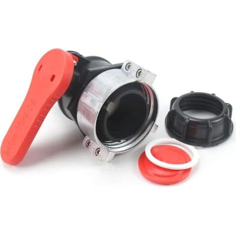 Erstatnings IBC-adapter til kugleventil - 75 mm