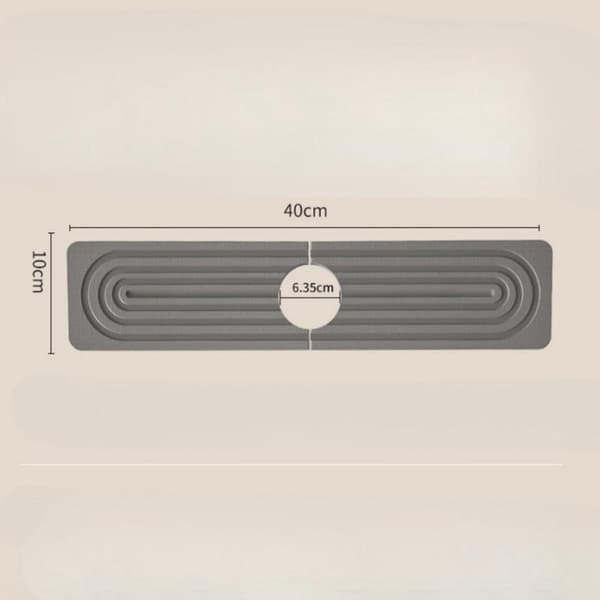 Faucet Mat - Countertop Mat - Absorbent Stone Mat - Quick Drying - Home Decor - Fits Most Faucets - Suitable for Bathroom, Kitchen
