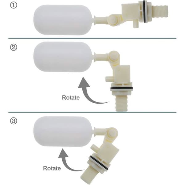 2 st 3/4 tums automatisk flottörventil för akvarievatten 25 mm