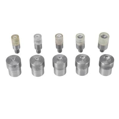 Dobbeltnitte-sæt - Nitte - 5, 6, 8, 10, 12 mm - 5 dele