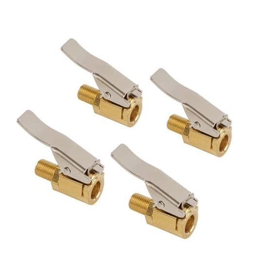 8 mm däckventiladapter - Mässing - Universal - 4 delar