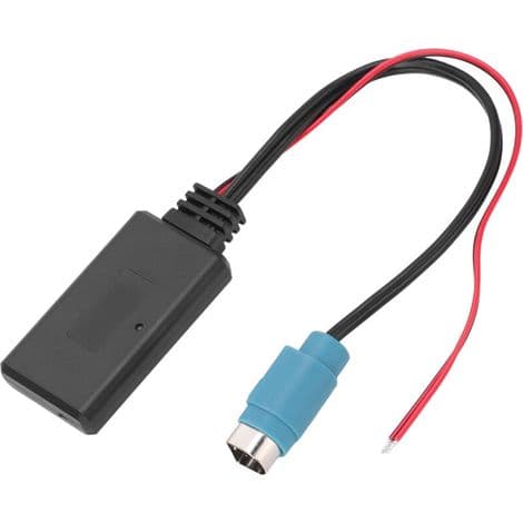 Bluetooth stereo adapterkabel til udskiftning af bilradio, til Alpine KCE 236B DVA 9861/Ri CDE 9870R/RM