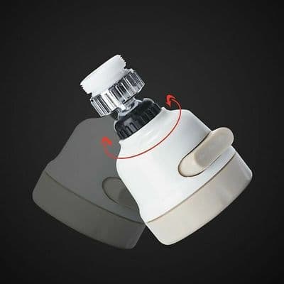 360° Roterende Sprinklerhane - Holdbar - Filter - 3 Tilstande