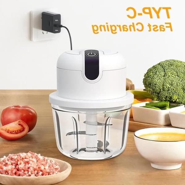 Trådløs minihakker, USB-tilkobling, 350 ml kapasitet