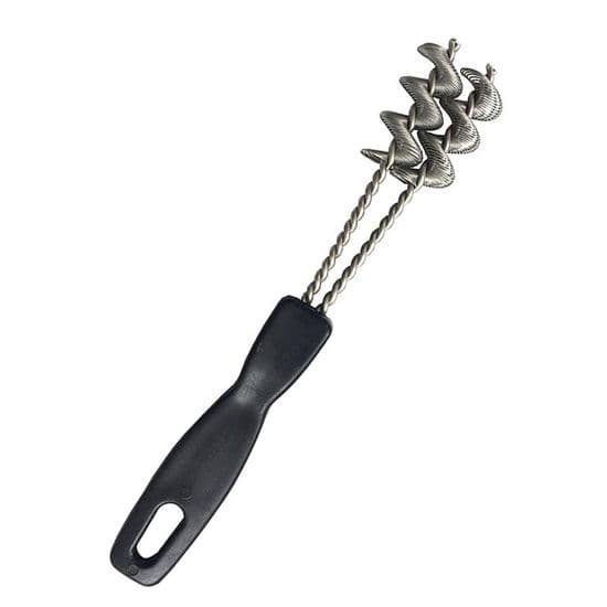 Mini rengjøringsbørste - Rustfritt stål - 19 cm langt håndtak - Børstefri
