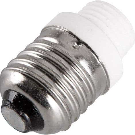 Sæt med 2 E27 til G9 fatningsadaptere: fatningskonverter til LED-, halogen- og CFL-pærer