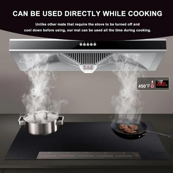 Induction Protector - Induction Mat - Fiberglass - Stove Protector - Pan Protector - Induction Hob Protection Mat - Protective Plate - Kitchen